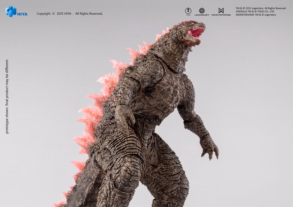 GameStop HIYA Exquisite Basic Series Godzilla x Kong The New Empire Godzilla (Heat Ray Godzilla Evolved Ver.) 6-in Action Figure