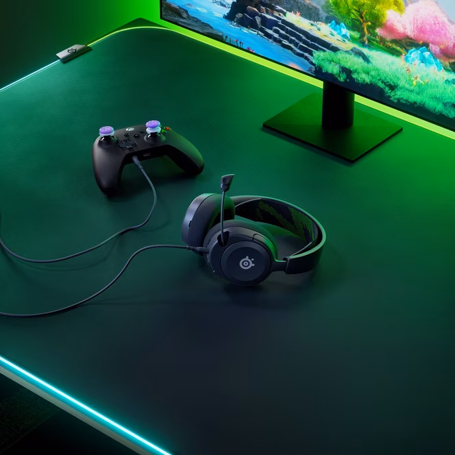 GameStop SteelSeries Arctis Nova 1X Lightweight Wired Gaming Headset for Xbox, PlayStation, Switch, and PC