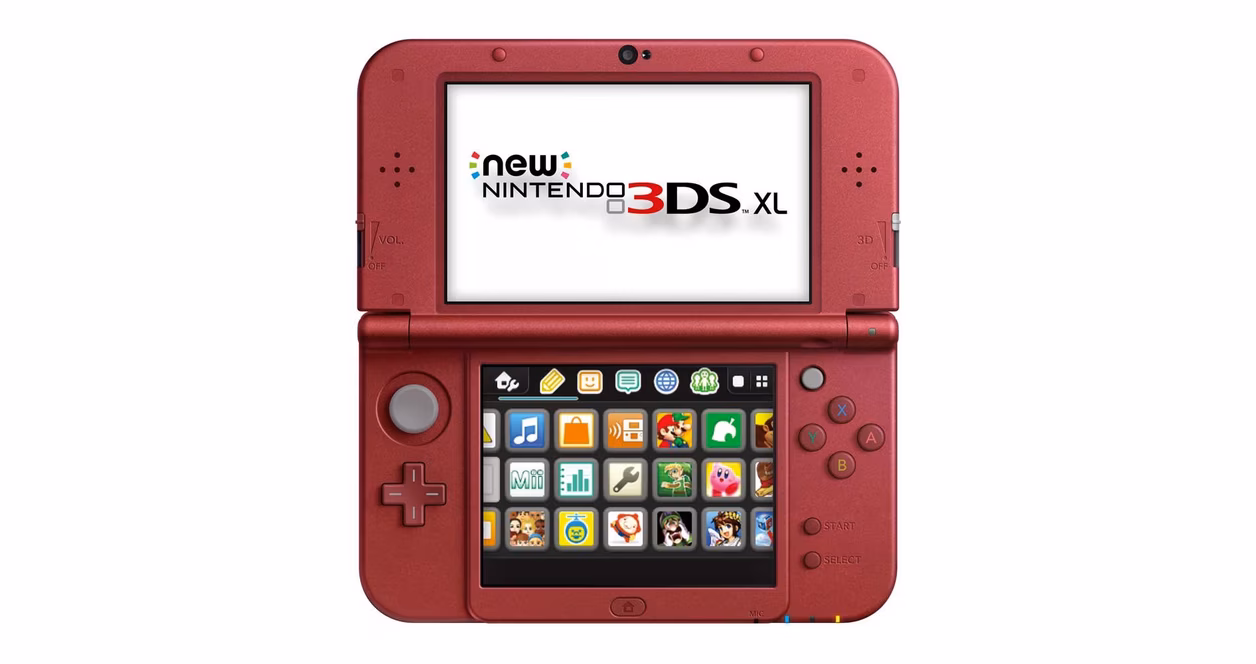 GameStop New Nintendo 3DS XL Handheld Console - Red