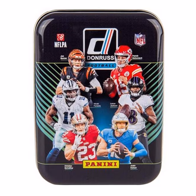 GameStop 2024 Panini Donruss NFL Football Trading Card Tin