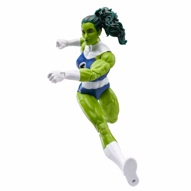 GameStop Hasbro Marvel Legends Series Fantastic Four Retro Collection She-Hulk 6-Inch Action Figure