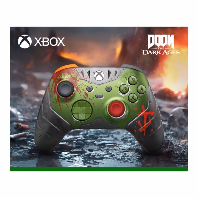 GameStop DOOM: The Dark Ages Limited Edition Controller for Xbox Series X/S, Xbox One, PCs, and Cloud-Enabled Devices