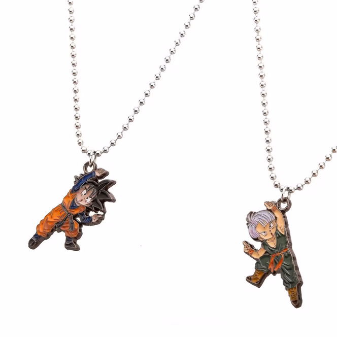 GameStop Dragon Ball Z Goten and Trunks Magnetic BFF Necklaces GameStop Exclusive