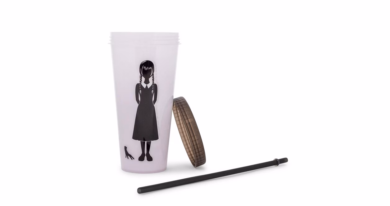 GameStop Wednesday We Wear Black 24oz Color Change Tumbler