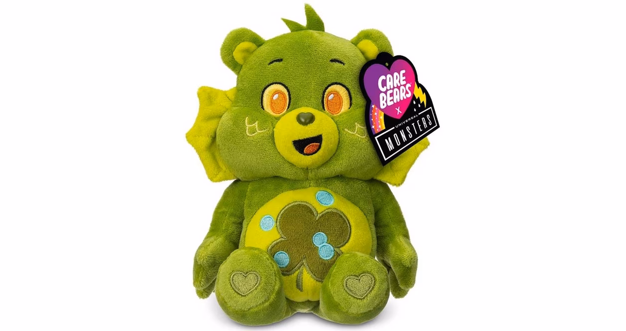 GameStop Care Bears Universal Monsters Good Luck as the Creature from the Black Lagoon 9-In Plush