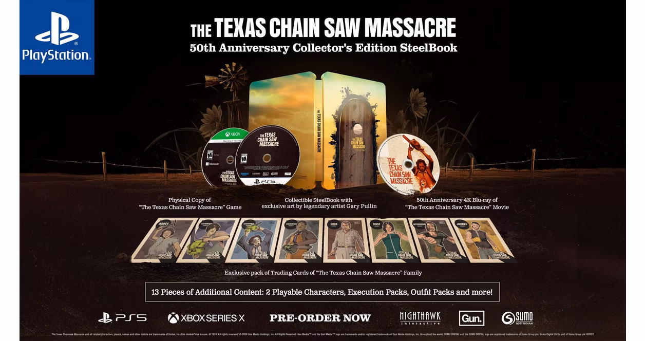 GameStop The Texas Chain Saw Massacre 50th Anniversary Collector's Edition SteelBook  - PlayStation 5