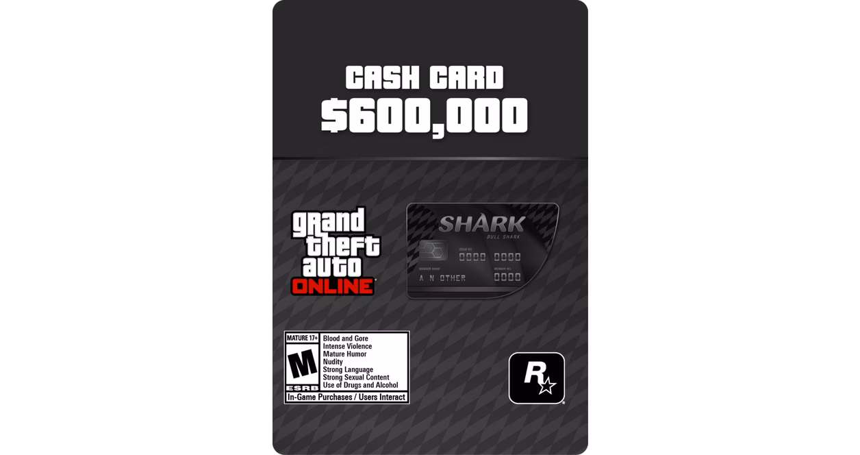 GameStop Grand Theft Auto Online: The Bull Shark Cash Card - Xbox Series X