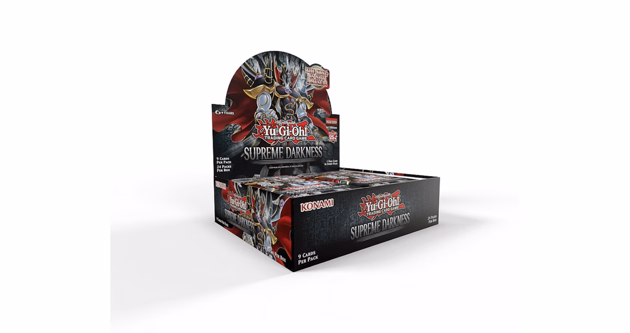GameStop Yu-Gi-Oh! Trading Card Game: Supreme Darkness Booster Display (24 Boosters)