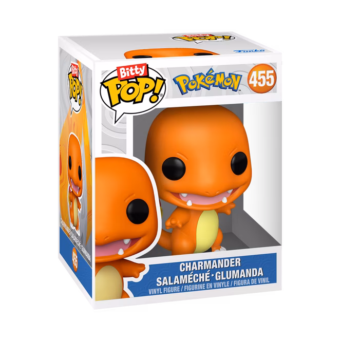 GameStop Funko Bitty POP! Pokemon Vinyl Figure Set 4-Pack (Charmander, Jolteon, Lapras, Rattata)