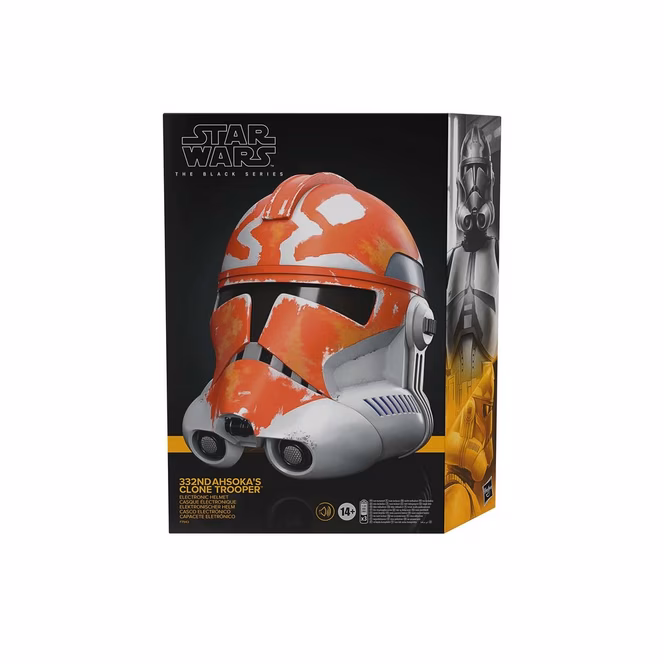 GameStop Hasbro Star Wars: The Black Series Star Wars: The Clone Wars 332nd Ahsoka's Clone Trooper Premium Electronic Helmet