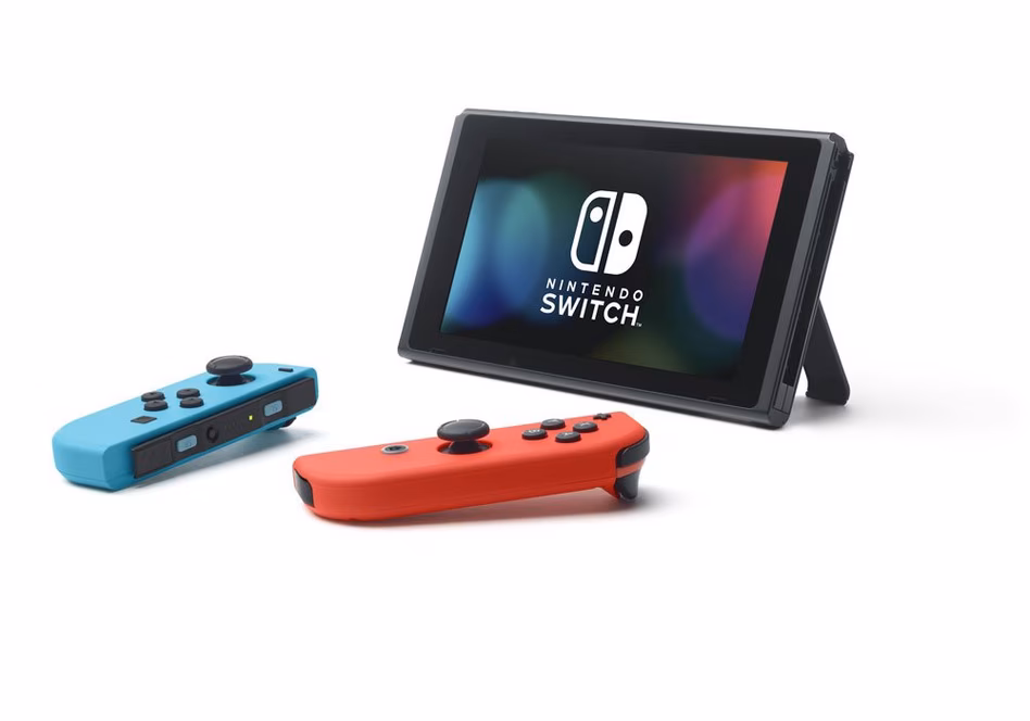 GameStop Nintendo Switch with Neon Blue/Red Joy-Con Controller (Previous Model)