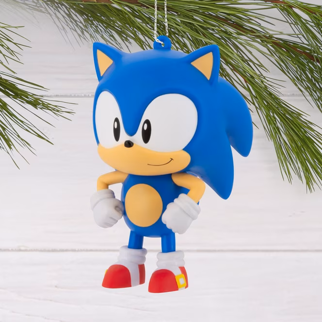 GameStop Hallmark Sonic The Hedgehog Sonic Christmas Ornament