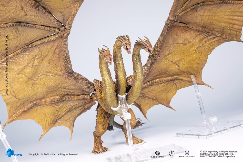 GameStop Hiya Toys Godzilla King of Monsters Exquisite Basic King Ghidorah Gravity Beam PX 13.75-in Action Figure