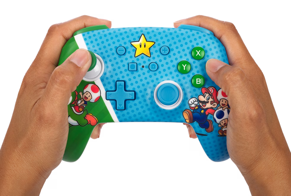 GameStop PowerA Enhanced Wireless Controller for Nintendo Switch - Super Star Friends