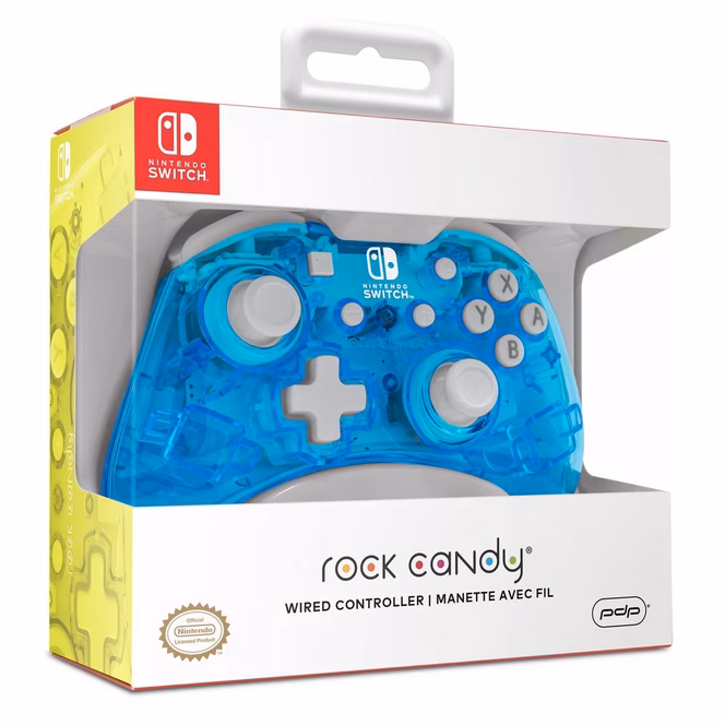 GameStop PDP Rock Candy Wired Controller for Nintendo Switch - Blu-merang