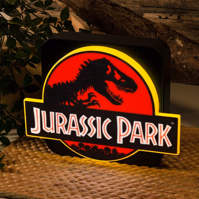 GameStop Numskull Jurassic Park Logo 8-in 3D Lamp