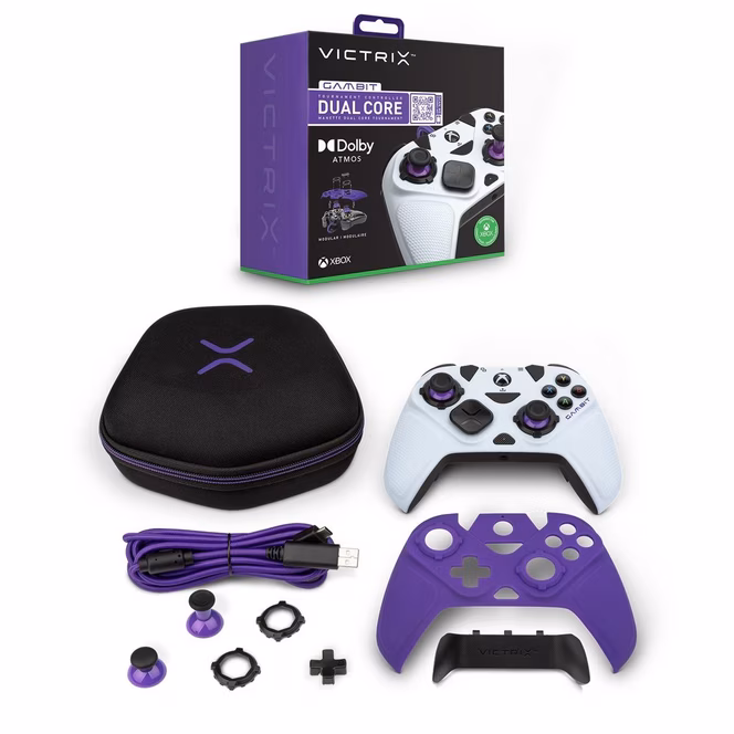 GameStop Victrix Gambit Dual Core Tournament Wired Controller for Xbox Series X/S, Xbox One, and Windows 10