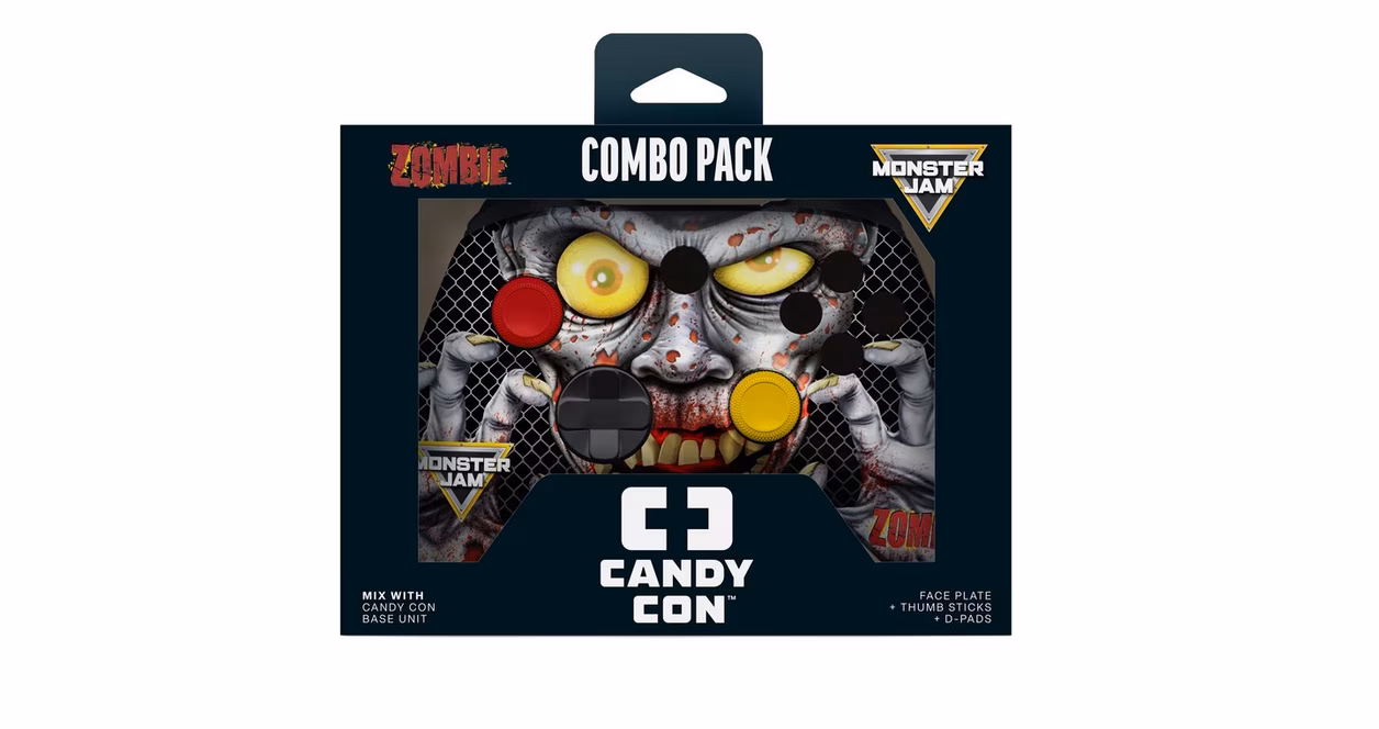 GameStop CANDY CON Monster Jam Zombie Combo Pack Licensed Controller Kit GameStop Exclusive