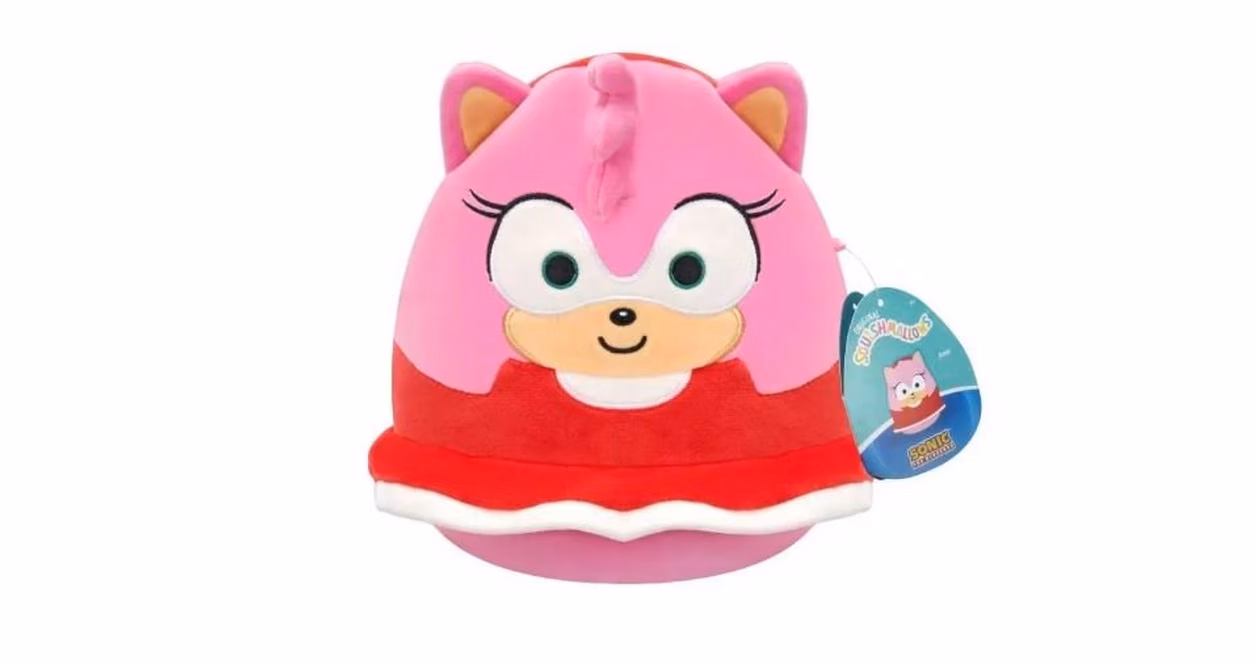 GameStop Squishmallows Sonic the Hedgehog Amy Rose 8-in Plush