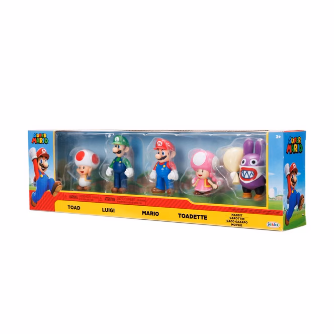 GameStop Jakks Pacific Super Mario Playable Characters 2.5-in Figures 5-Pack GameStop Exclusive