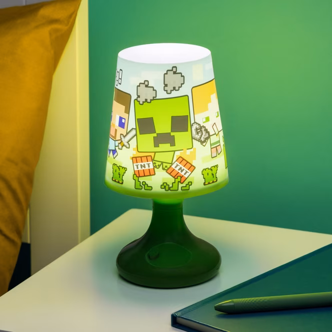 GameStop Minecraft 7.3-in Tabletop Lamp