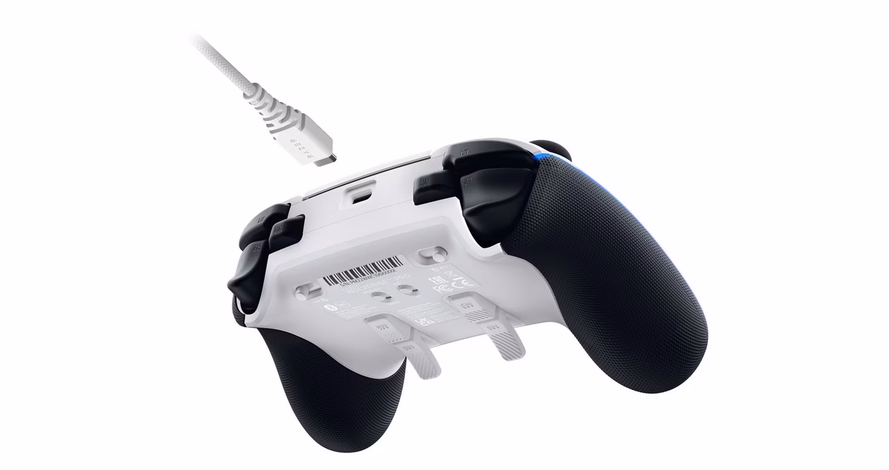 GameStop Razer Wolverine V2 Pro Chroma Wireless Gaming Controller for PlayStation 5 and PC - White