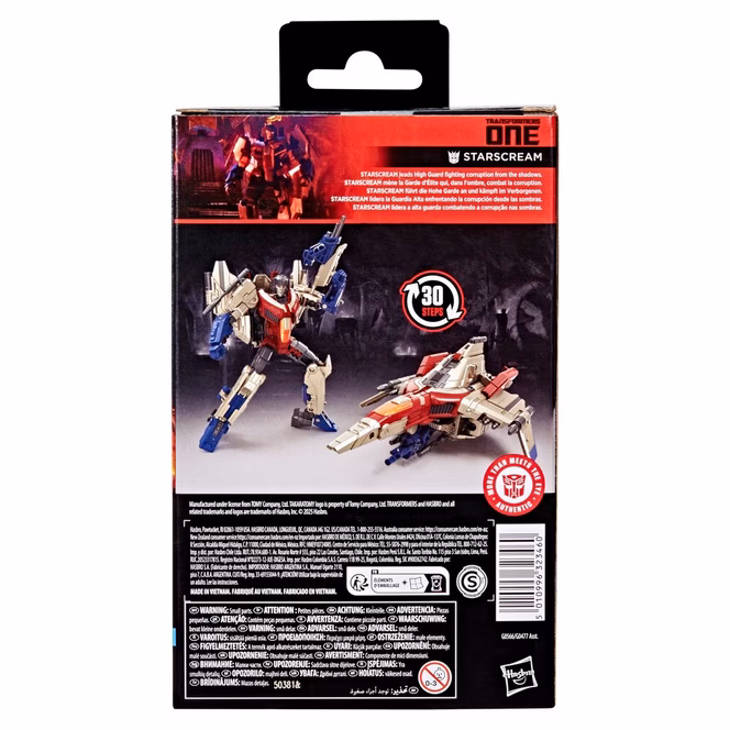 GameStop Hasbro Transformers Toys Studio Series Deluxe Class Transformers One Starscream 4.5-in Action Figure