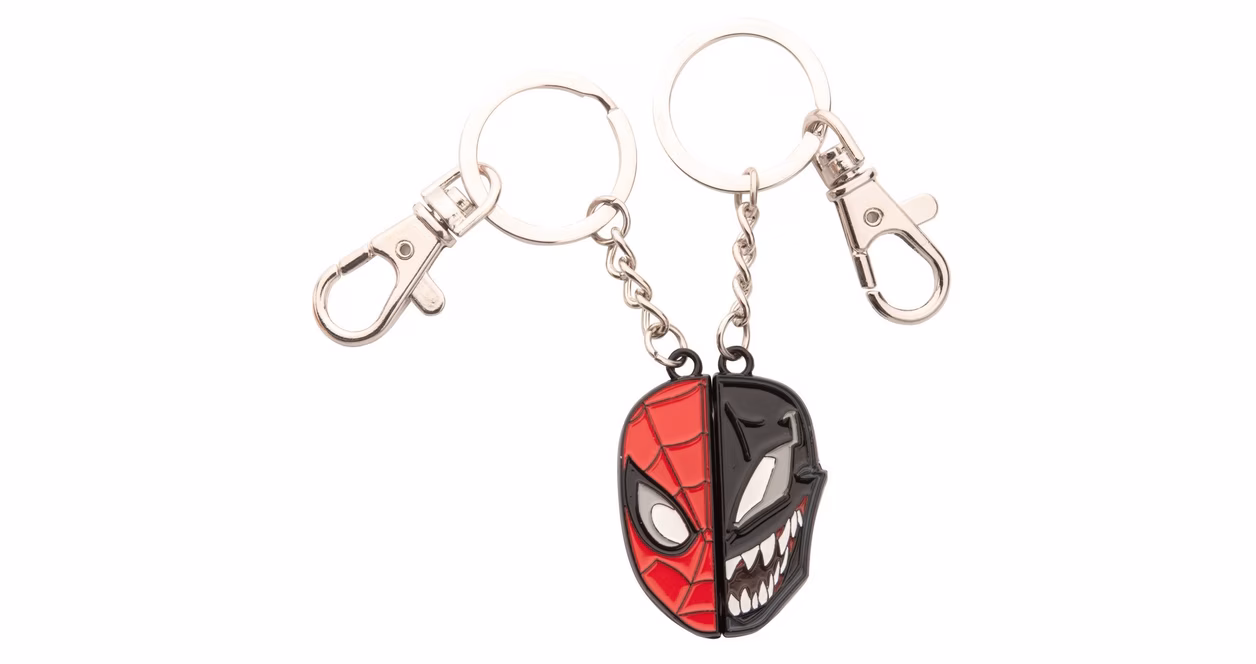 GameStop Marvel Spiderman and Venom Best Friend Magnetic Keychain Set GameStop Exclusive