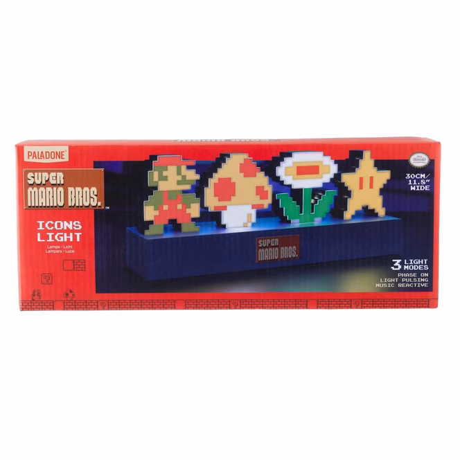 GameStop Super Mario Icons 11.8-in Light