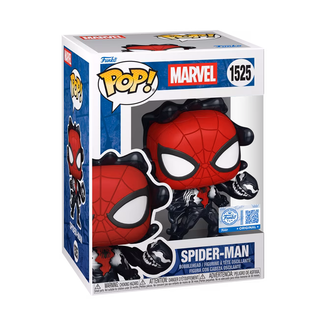 GameStop Funko POP! Marvel: Spider-Man (Symbiote) 4-in Vinyl Bobblehead Figure GameStop Exclusive