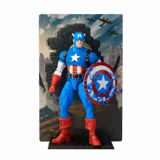 GameStop Hasbro Marvel Legends Series 20th Anniversary Series 1 Captain America 6-in Action Figure