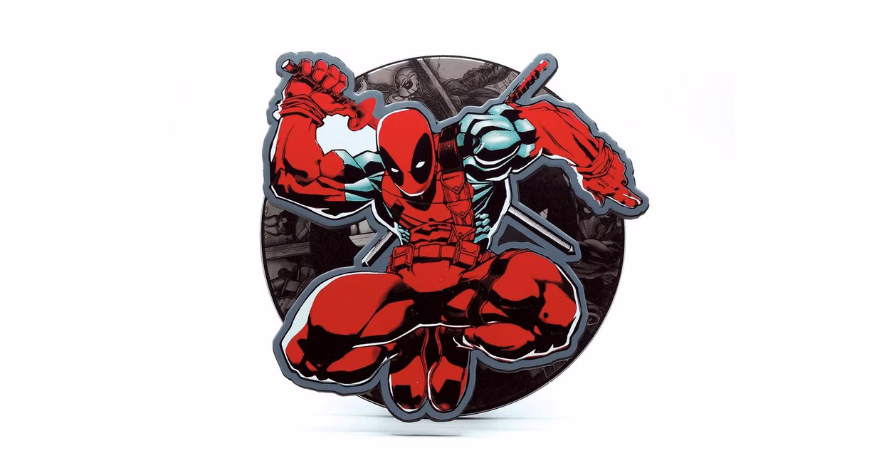 GameStop Marvel Comics Deadpool Grab Your Sword 3D 9-in Wall Wobbler Art