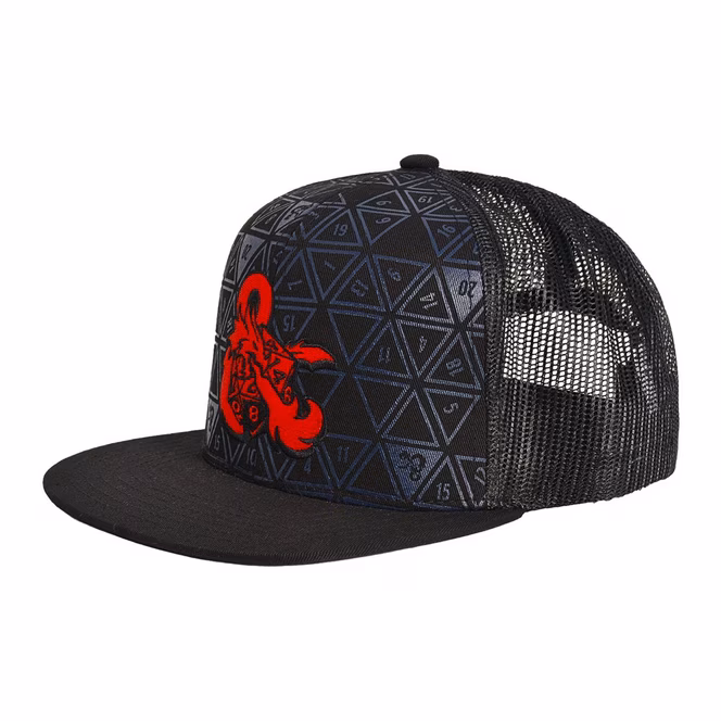 GameStop Dungeons and Dragons D20 Dice Skater Baseball Hat