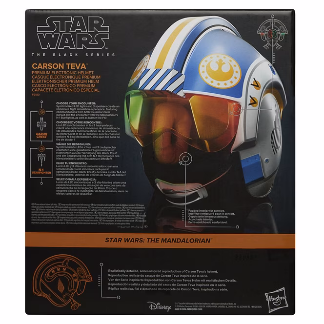 GameStop Hasbro Star Wars: The Mandalorian Carson Teva's Pilot Helmet