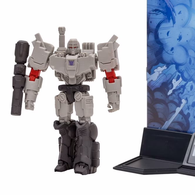 GameStop McFarlane Toys Transformers Optimus Prime and Megatron 3-in Figure Set with 2 Comics
