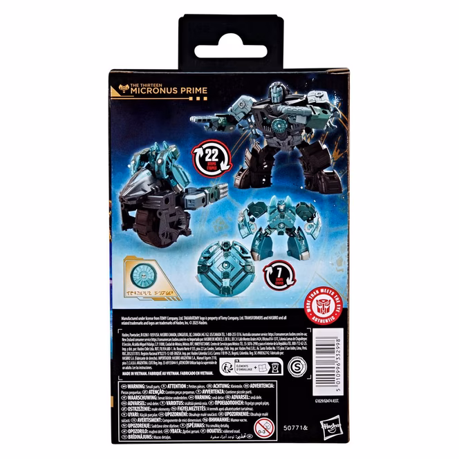 GameStop Hasbro Transformers Age of the Primes Thirteen Micronus Prime Deluxe Class 5.5-In Action Figure