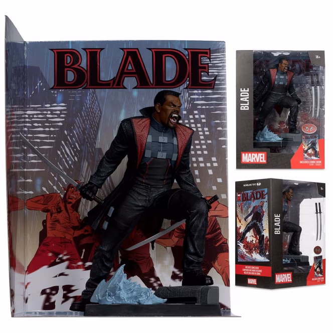 GameStop McFarlane Toys Collection Marvel Comic Blade - Blade (Issue 1) 1:6th Scale Statue