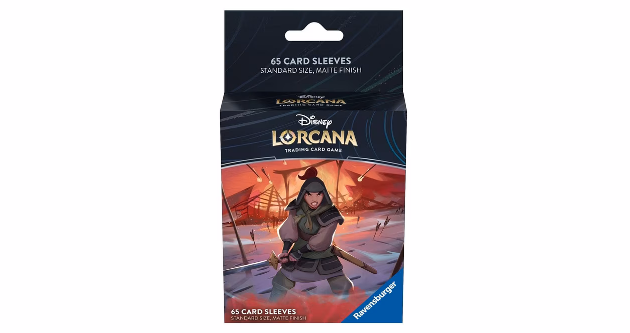 GameStop Disney Lorcana: Rise of the Floodborn Card Sleeve Pack (65-Pack) - Mulan