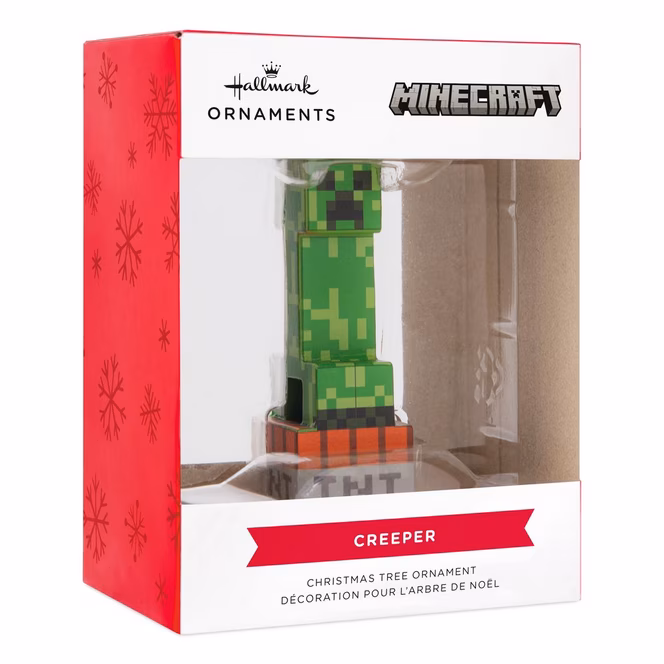 GameStop Hallmark Minecraft TNT Creeper Christmas Ornament