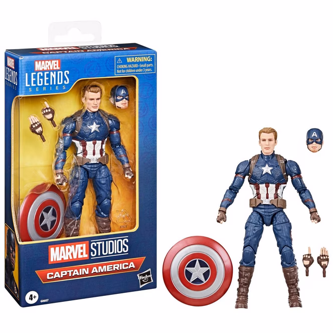 GameStop Hasbro Marvel Legends Studio Series Avengers: Endgame Captain America 6-in Action Figure