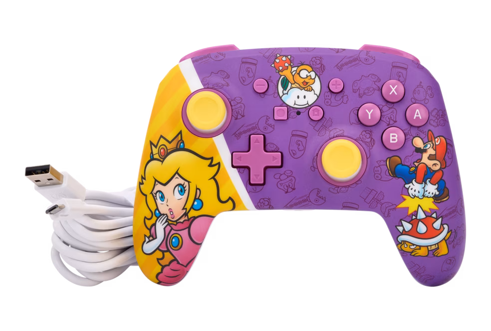 GameStop PowerA Enhanced Wired Controller for Nintendo Switch - Princess Peach