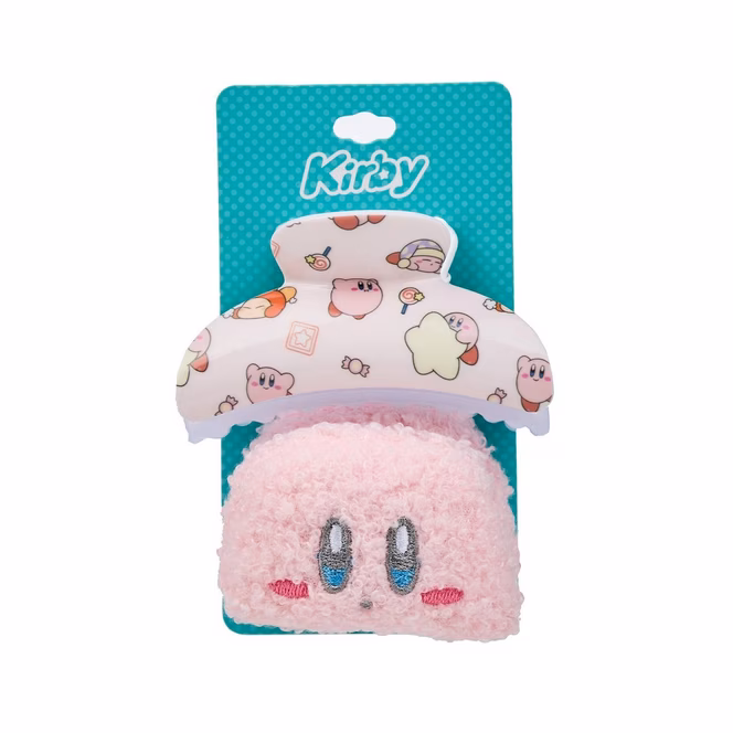 GameStop Kirby Fuzzy Hair Clip Set