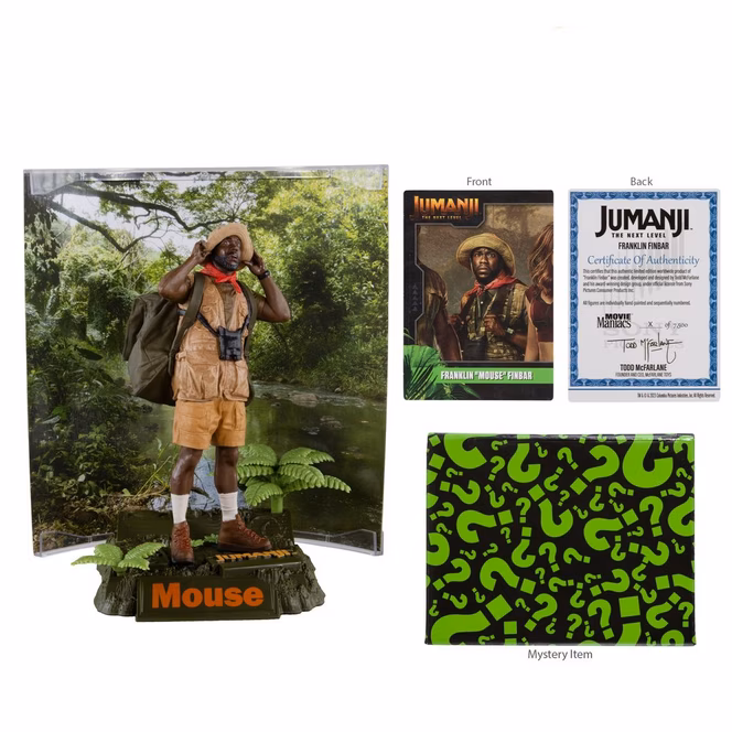 GameStop McFarlane Toys Movie Maniacs: Jumanji Franklin (Mouse) Finbar 6-in Statue