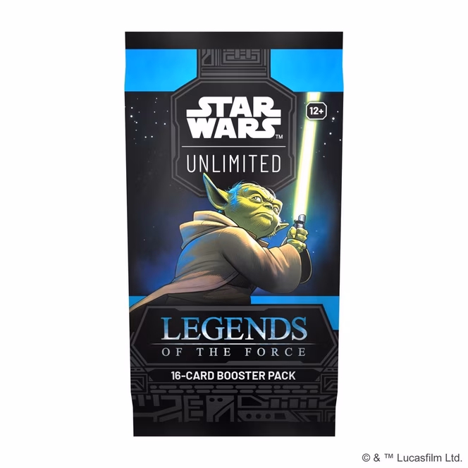GameStop Star Wars: Unlimited TCG Legends of the Force Booster Pack (Styles May Vary)