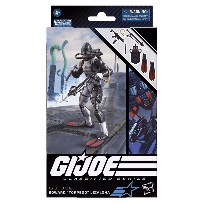 GameStop Hasbro G.I. Joe Classified Series Edward (Torpedo) Leialoha 6-in Action Figure