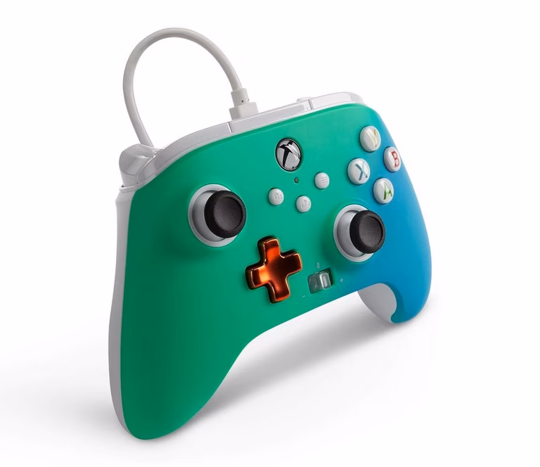 GameStop PowerA Enhanced Wired Controller for Xbox Series X/S - Seafoam Fade
