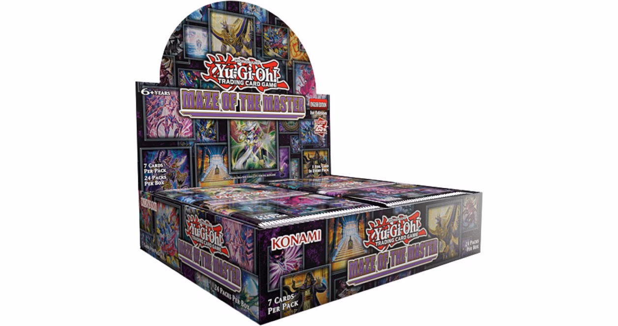 GameStop Yu-Gi-Oh! Trading Card Game: Maze of the Master Booster Display Box