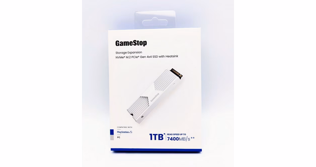 GameStop GameStop NVMe SSD Card 1TB with Heatsink for PlayStation 5