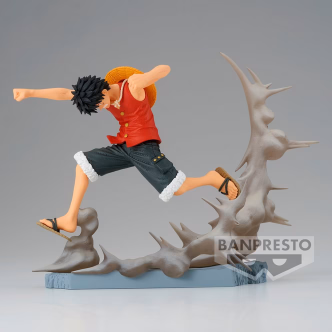 GameStop Banpresto One Piece Senkozekkei Monkey D. Luffy 3.15-in Statue