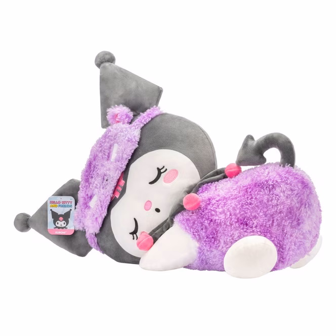 GameStop Jazwares Sanrio Hello Kitty Kuromi 18-in Sleeping Plush